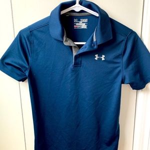 Boys Under Armour golf shirt